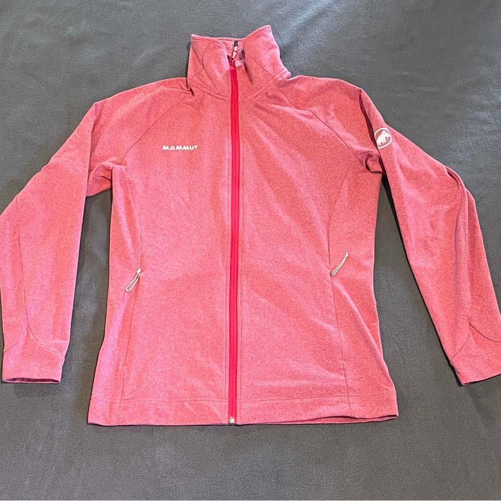 Mammut Women's Pink Full-Zip Softshell Jacket
